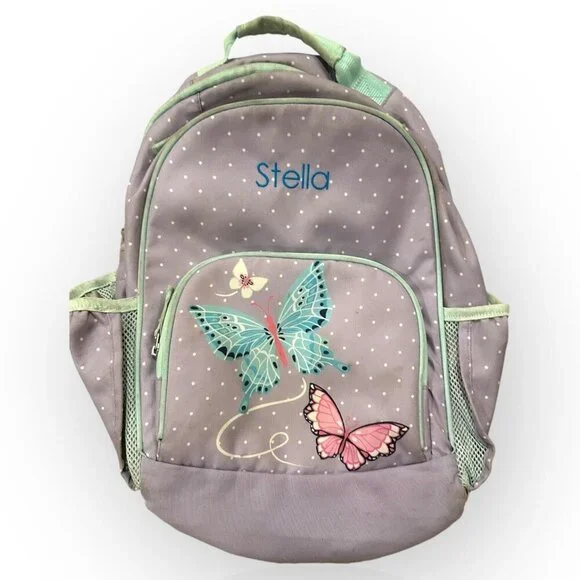 Butterfly Design Light-Up Backpack With Personalized Name "Stella" - Well Used - Picture 15 of 16